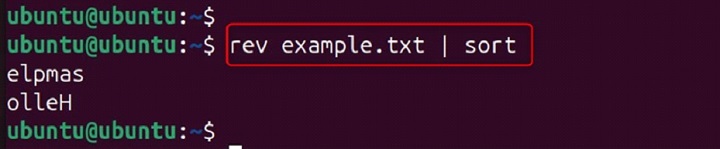 rev Command in Linux6