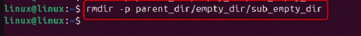 rmdir Command in Linux3