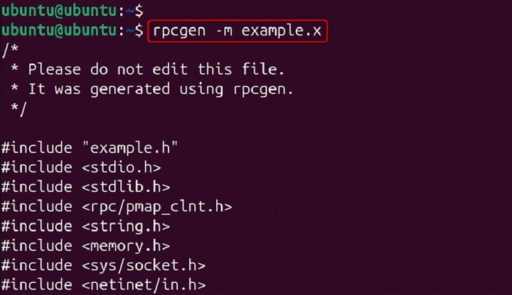 rpcgen Command in Linux8