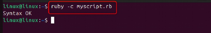 ruby Command in Linux1