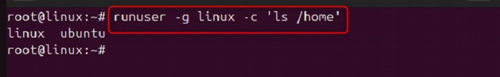 runuser Command in Linux4