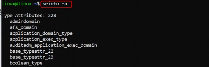 seinfo Command in Linux3