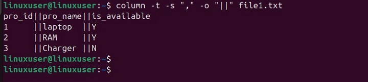 Separating Files Output