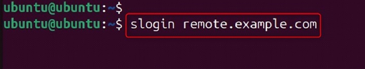 slogin Command in Linux1