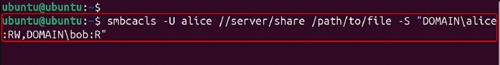smbcacls Command in Linux5