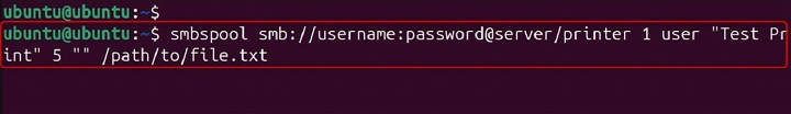 smbspool Command in Linux5