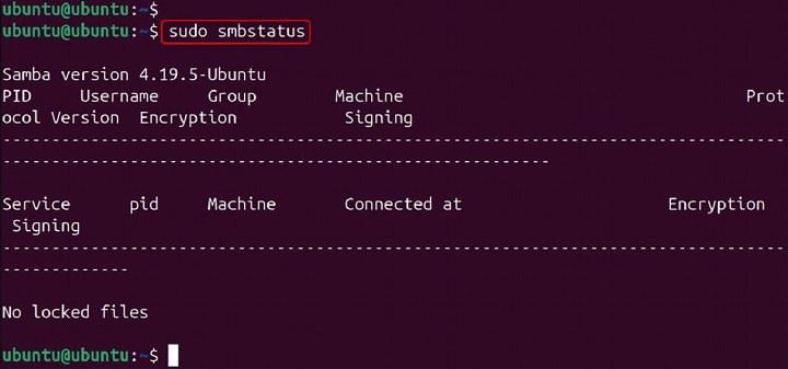 smbstatus Command in Linux1