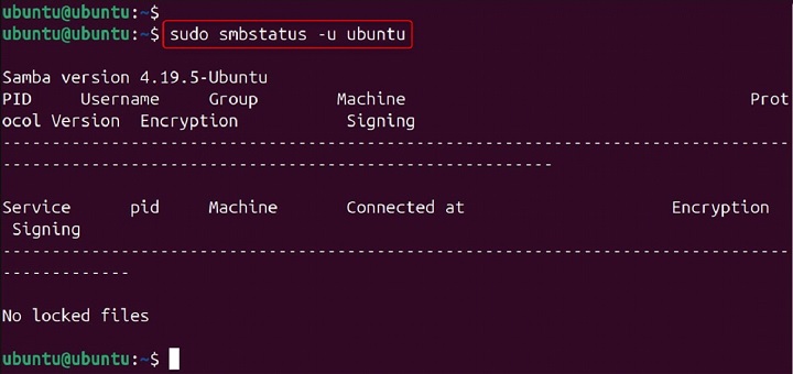 smbstatus Command in Linux7