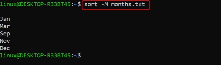 sort Command in Linux6