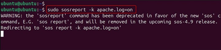 sosreport Command in Linux4