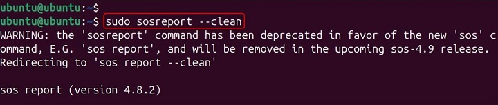 sosreport Command in Linux8