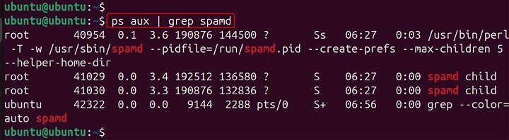 spamd Command in Linux22
