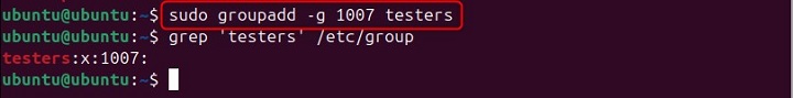 Specifying Group ID in groupadd Command