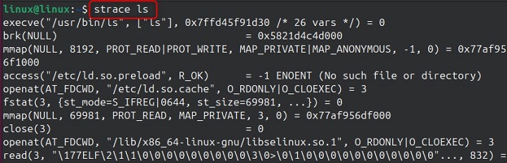strace Command in Linux1