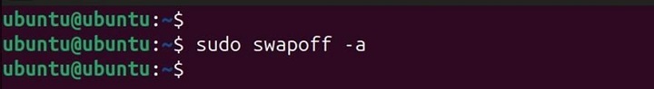 swapoff Command in Linux5