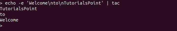tac Command in Linux2