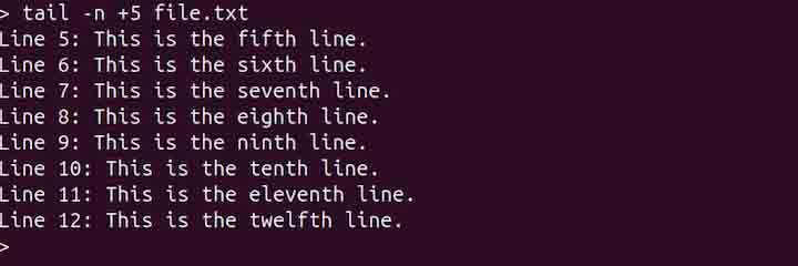 tail Command in Linux4