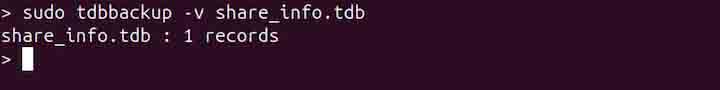tdbbackup Command in Linux4
