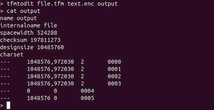 tfmtodit Command in Linux1