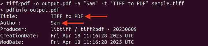 tiff2pdf Command in Linux4