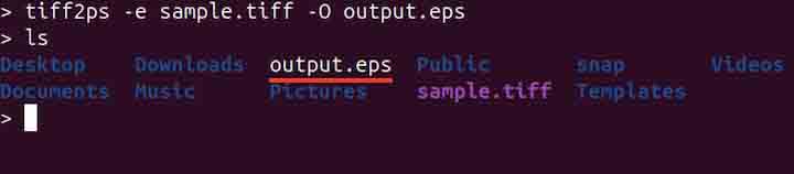 tiff2ps Command in Linux4