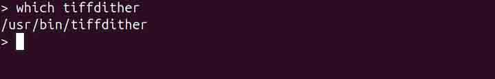 tiffdither Command in Linux1