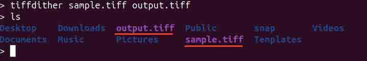 tiffdither Command in Linux2