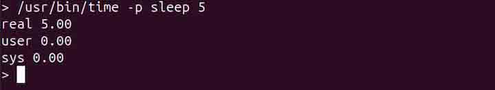 time Command in Linux5