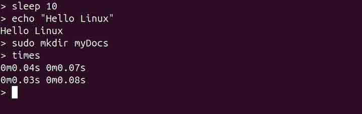 times Command in Linux2