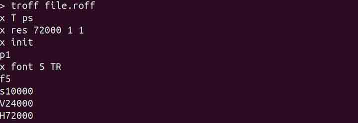 troff Command in Linux4