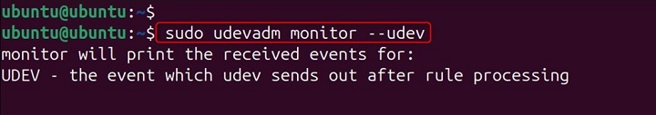 udevmonitor Command in Linux2