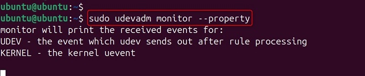 udevmonitor Command in Linux4