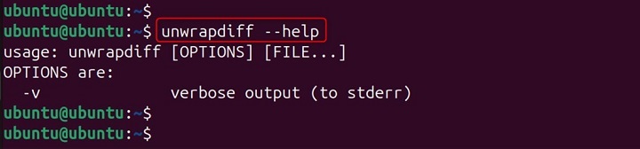 unwrapdiff Command in Linux1