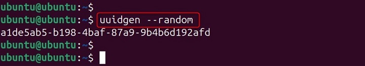 uuidgen Command in Linux14