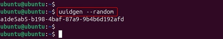 uuidgen Command in Linux2
