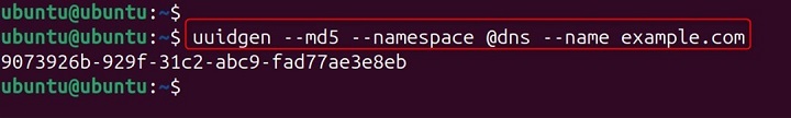 uuidgen Command in Linux4