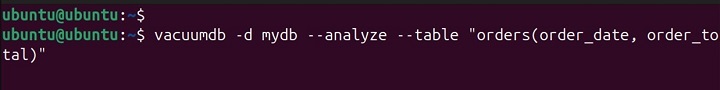 vacuumdb Command in Linux4