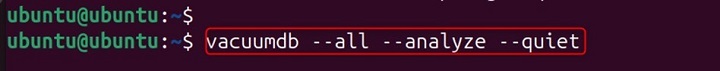 vacuumdb Command in Linux8
