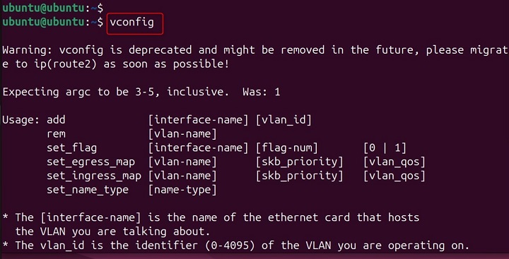 vconfig Command in Linux7