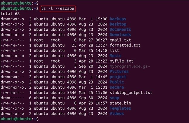 vdir Command in Linux1