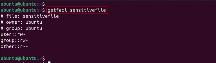 Verify the ACLs and Mask