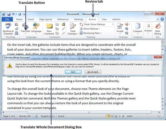 Translate Whole Document