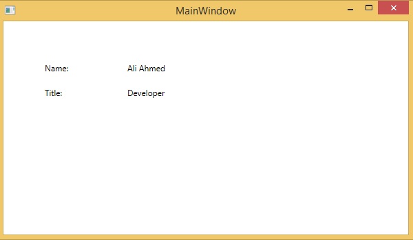 One-Way Data Binding